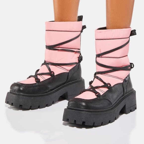 SNOWFALL PINK  Snow Boots ( BRAND NEW !!!! ) - Picture 1 of 6